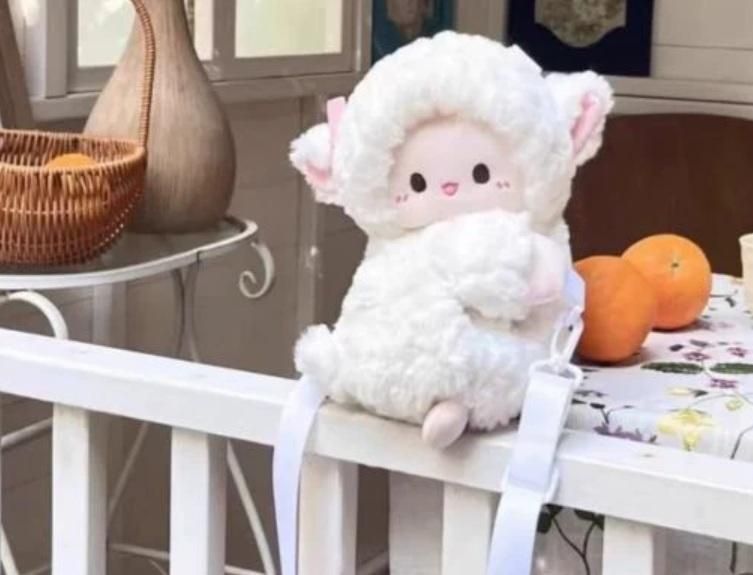 Cute Lamb Plush Bag ( Small )